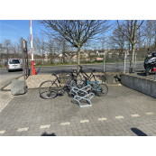 Bicycle parking rack | One-sided rack, 45, right | 2 Bicycleslength: 1130 mm